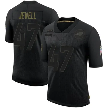 Youth Nike Carolina Panthers Josey Jewell Black 2020 Salute To Service Jersey - Limited