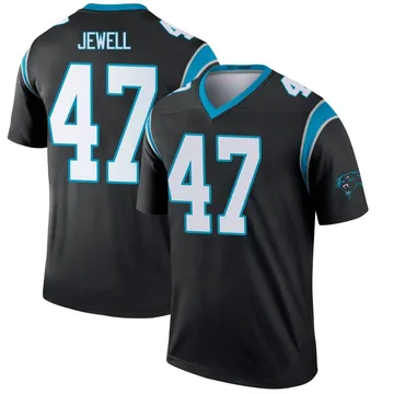 Youth Nike Carolina Panthers Josey Jewell Black Jersey - Legend