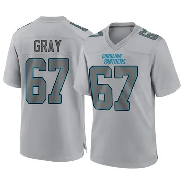 Youth Nike Carolina Panthers Joshua Gray Gray Atmosphere Fashion Jersey - Game
