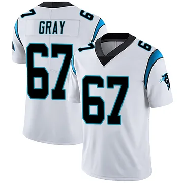 Youth Nike Carolina Panthers Joshua Gray White Vapor Untouchable Jersey - Limited