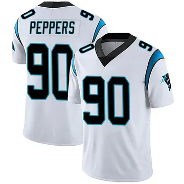 Youth Nike Carolina Panthers Julius Peppers White Vapor Untouchable Jersey - Limited
