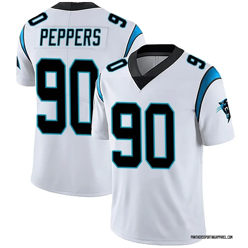 Youth Nike Carolina Panthers Julius Peppers White Vapor Untouchable Jersey - Limited