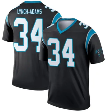 Youth Nike Carolina Panthers Kay'Ron Lynch-Adams Black Jersey - Legend