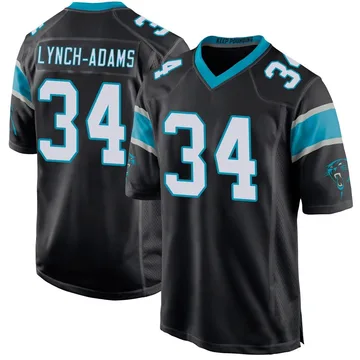 Youth Nike Carolina Panthers Kay'Ron Lynch-Adams Black Team Color Jersey - Game