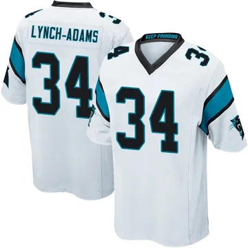 Youth Nike Carolina Panthers Kay'Ron Lynch-Adams White Jersey - Game