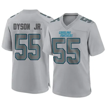 Youth Nike Carolina Panthers Kenny Dyson Jr. Gray Atmosphere Fashion Jersey - Game