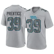 Youth Nike Carolina Panthers Kobe Prentice Gray Atmosphere Fashion Jersey - Game