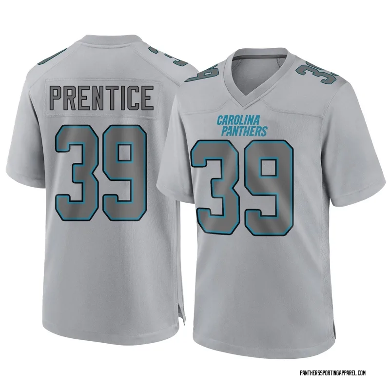Youth Nike Carolina Panthers Kobe Prentice Gray Atmosphere Fashion Jersey - Game