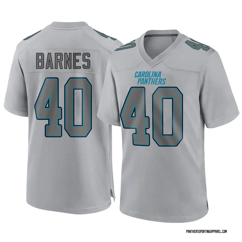 Youth Nike Carolina Panthers Krys Barnes Gray Atmosphere Fashion Jersey - Game