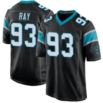 Youth Nike Carolina Panthers LaBryan Ray Black Team Color Jersey - Game