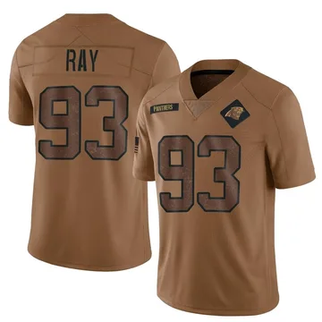 Youth Nike Carolina Panthers LaBryan Ray Brown 2023 Salute To Service Jersey - Limited