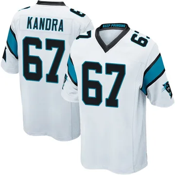 Youth Nike Carolina Panthers Luke Kandra White Jersey - Game