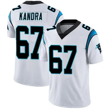 Youth Nike Carolina Panthers Luke Kandra White Vapor Untouchable Jersey - Limited
