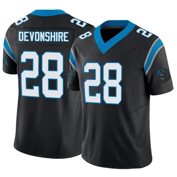 Youth Nike Carolina Panthers M.J. Devonshire Black Vapor F.U.S.E. Jersey - Limited