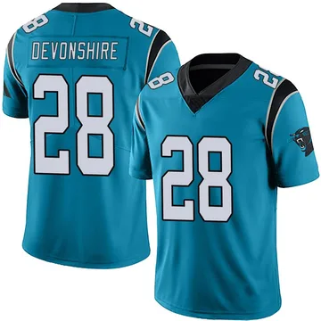 Youth Nike Carolina Panthers M.J. Devonshire Blue Alternate Vapor Untouchable Jersey - Limited