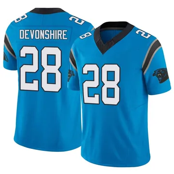 Youth Nike Carolina Panthers M.J. Devonshire Blue Vapor F.U.S.E. Jersey - Limited