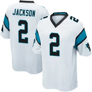 Youth Nike Carolina Panthers Michael Jackson White Jersey - Game