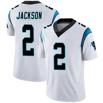 Youth Nike Carolina Panthers Michael Jackson White Vapor Untouchable Jersey - Limited