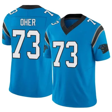 Youth Nike Carolina Panthers Michael Oher Blue Vapor F.U.S.E. Jersey - Limited