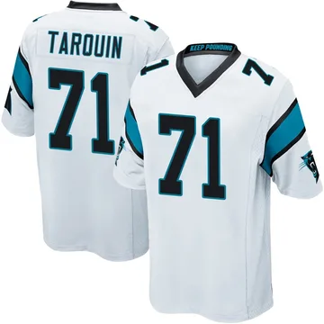 Youth Nike Carolina Panthers Michael Tarquin White Jersey - Game