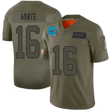Youth Nike Carolina Panthers Mike White Camo 2019 Salute to Service Jersey - Limited