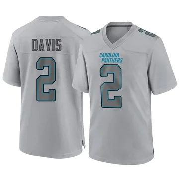 Youth Nike Carolina Panthers Miles Davis Gray Atmosphere Fashion Jersey - Game