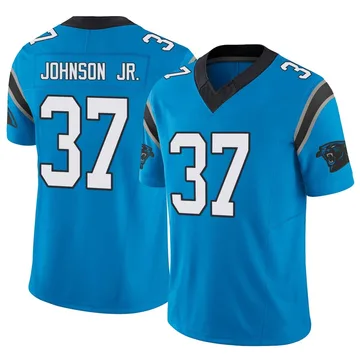 Youth Nike Carolina Panthers Montrell Johnson Jr. Blue Vapor F.U.S.E. Jersey - Limited