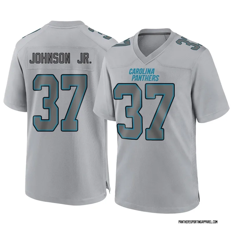 Youth Nike Carolina Panthers Montrell Johnson Jr. Gray Atmosphere Fashion Jersey - Game