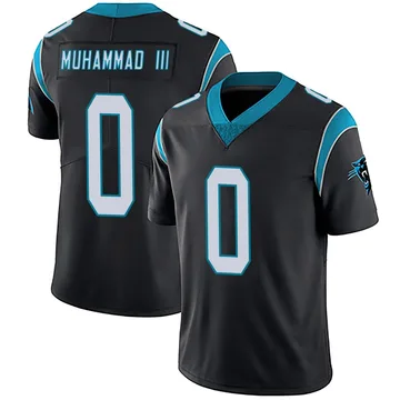 Youth Nike Carolina Panthers Moose Muhammad III Black Team Color Vapor Untouchable Jersey - Limited