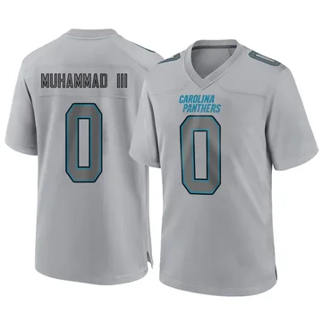 Youth Nike Carolina Panthers Moose Muhammad III Gray Atmosphere Fashion Jersey - Game