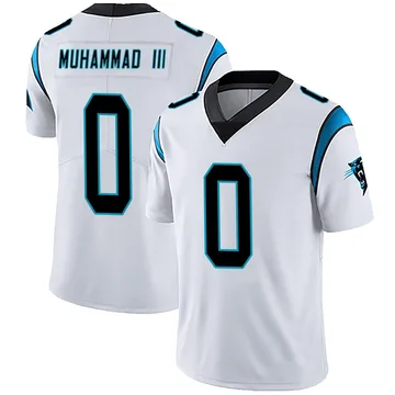 Youth Nike Carolina Panthers Moose Muhammad III White Vapor Untouchable Jersey - Limited