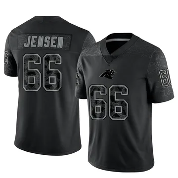 Youth Nike Carolina Panthers Nash Jensen Black Reflective Jersey - Limited
