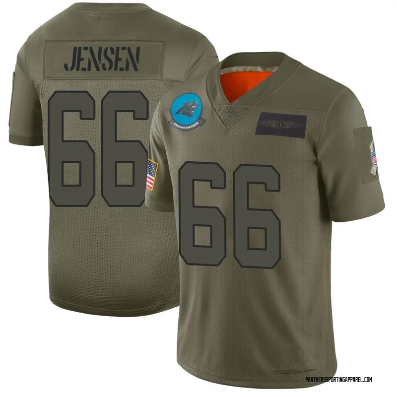 Youth Nike Carolina Panthers Nash Jensen Camo 2019 Salute to Service Jersey - Limited