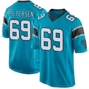 Youth Nike Carolina Panthers Parker Petersen Blue Alternate Jersey - Game
