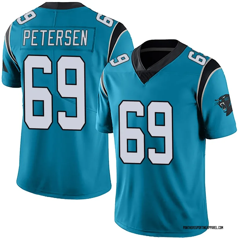 Youth Nike Carolina Panthers Parker Petersen Blue Alternate Vapor Untouchable Jersey - Limited