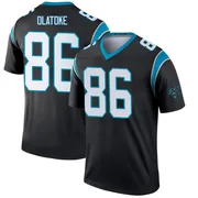 Youth Nike Carolina Panthers Praise Olatoke Black Jersey - Legend