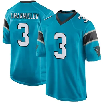 Youth Nike Carolina Panthers Princely Umanmielen Blue Alternate Jersey - Game
