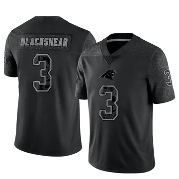 Youth Nike Carolina Panthers Raheem Blackshear Black Reflective Jersey - Limited