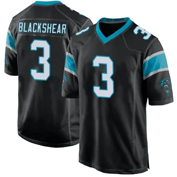 Youth Nike Carolina Panthers Raheem Blackshear Black Team Color Jersey - Game