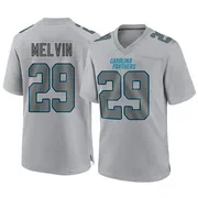 Youth Nike Carolina Panthers Rashaan Melvin Gray Atmosphere Fashion Jersey - Game