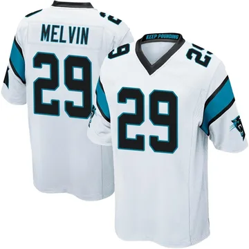 Youth Nike Carolina Panthers Rashaan Melvin White Jersey - Game