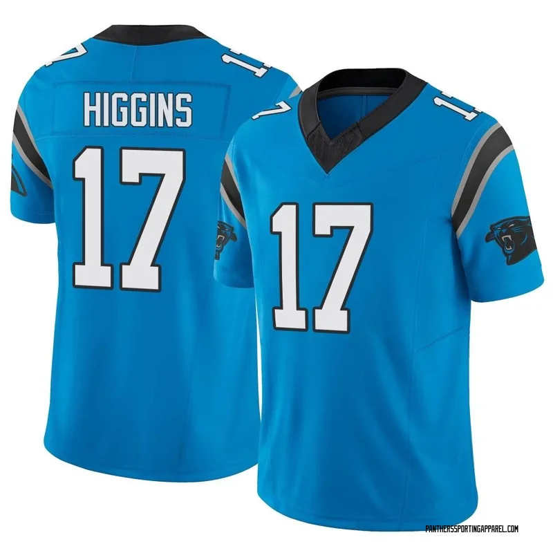Youth Nike Carolina Panthers Rashard Higgins Blue Vapor F.U.S.E. Jersey - Limited
