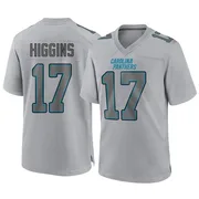 Youth Nike Carolina Panthers Rashard Higgins Gray Atmosphere Fashion Jersey - Game