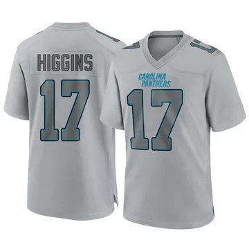 Youth Nike Carolina Panthers Rashard Higgins Gray Atmosphere Fashion Jersey - Game
