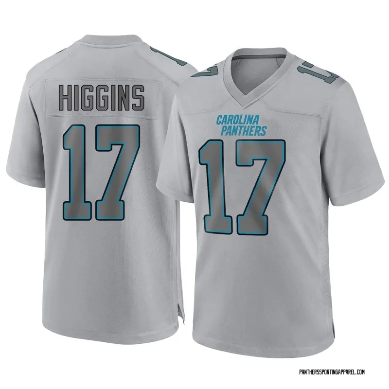 Youth Nike Carolina Panthers Rashard Higgins Gray Atmosphere Fashion Jersey - Game