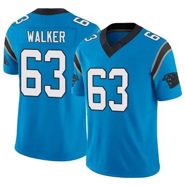 Youth Nike Carolina Panthers Rasheed Walker Blue Vapor F.U.S.E. Jersey - Limited