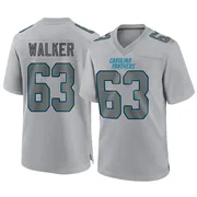 Youth Nike Carolina Panthers Rasheed Walker Gray Atmosphere Fashion Jersey - Game