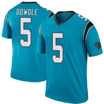 Youth Nike Carolina Panthers Rico Dowdle Blue Color Rush Jersey - Legend