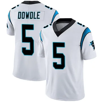 Youth Nike Carolina Panthers Rico Dowdle White Vapor Untouchable Jersey - Limited