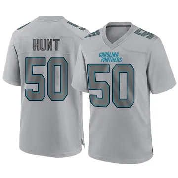 Youth Nike Carolina Panthers Robert Hunt Gray Atmosphere Fashion Jersey - Game